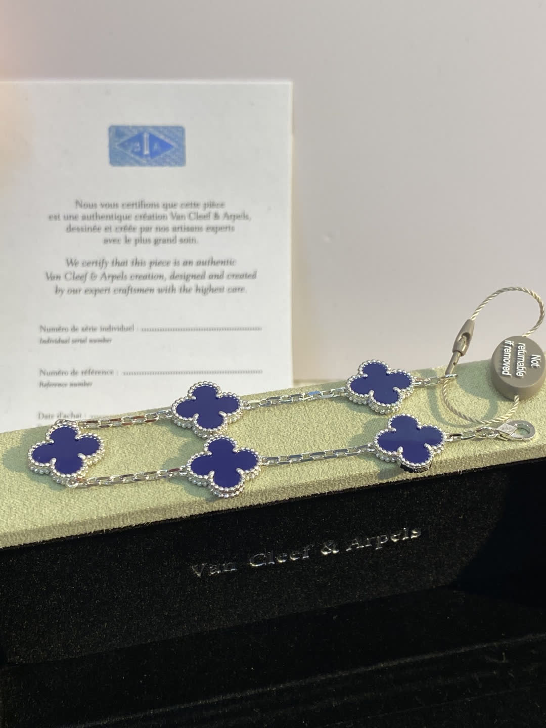 Van Cleef & Arpels Alhambra Triple-Row Necklace